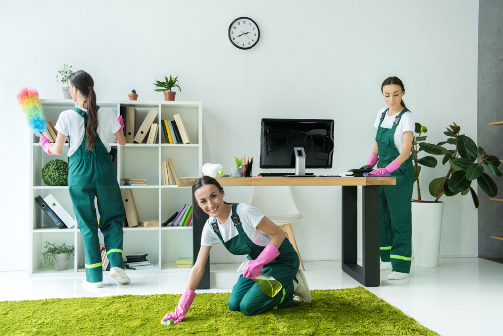 Cleaning team